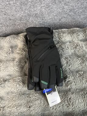 Head DuPont Sorona Men’s Ski Gloves Black Size Large Outdoor
